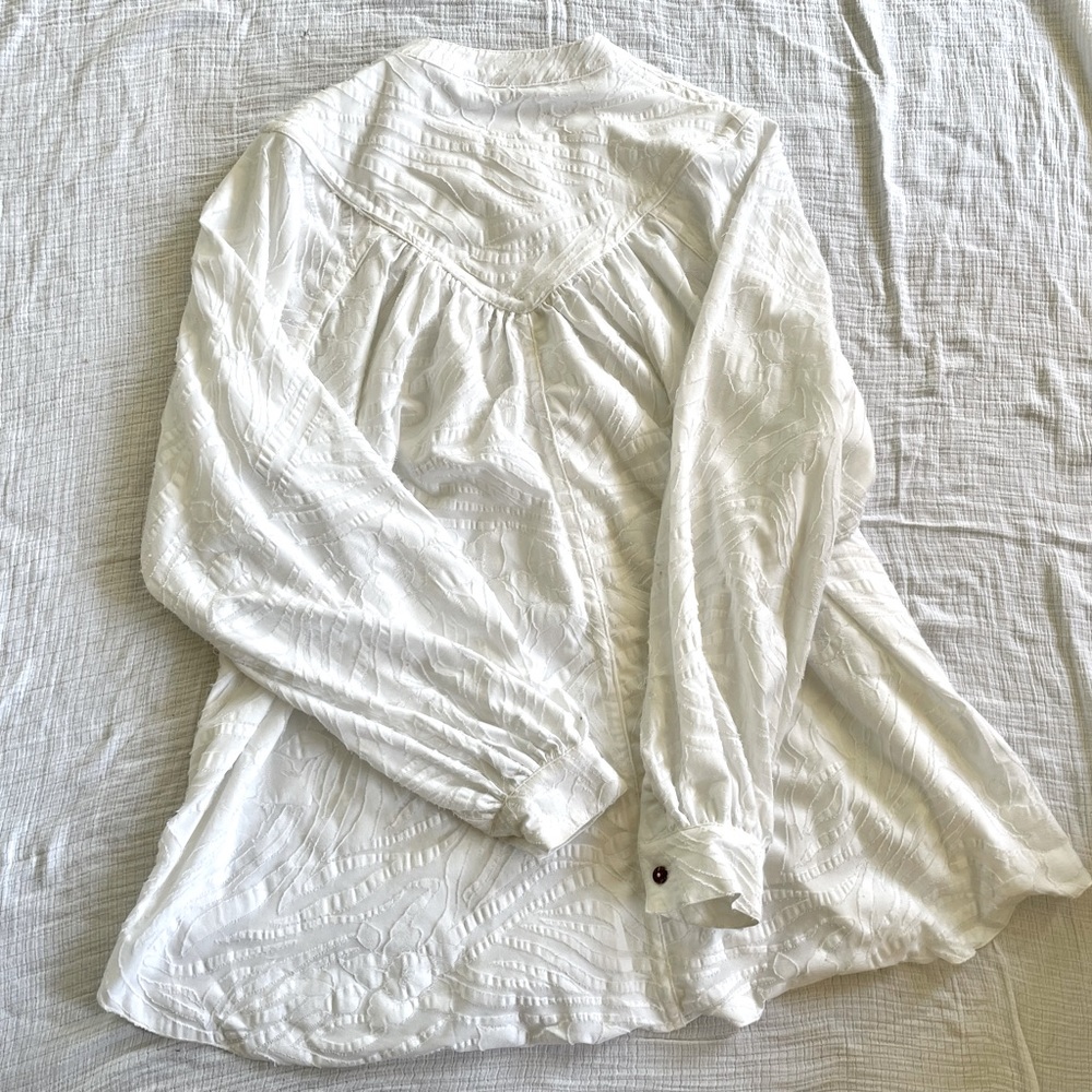Free People Tunic Top - Creamy White - Size XS - Picture 2 of 6